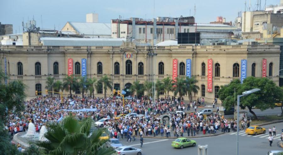 Marcha si, pero sin pueblo