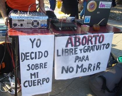 Rastros de la ola verde