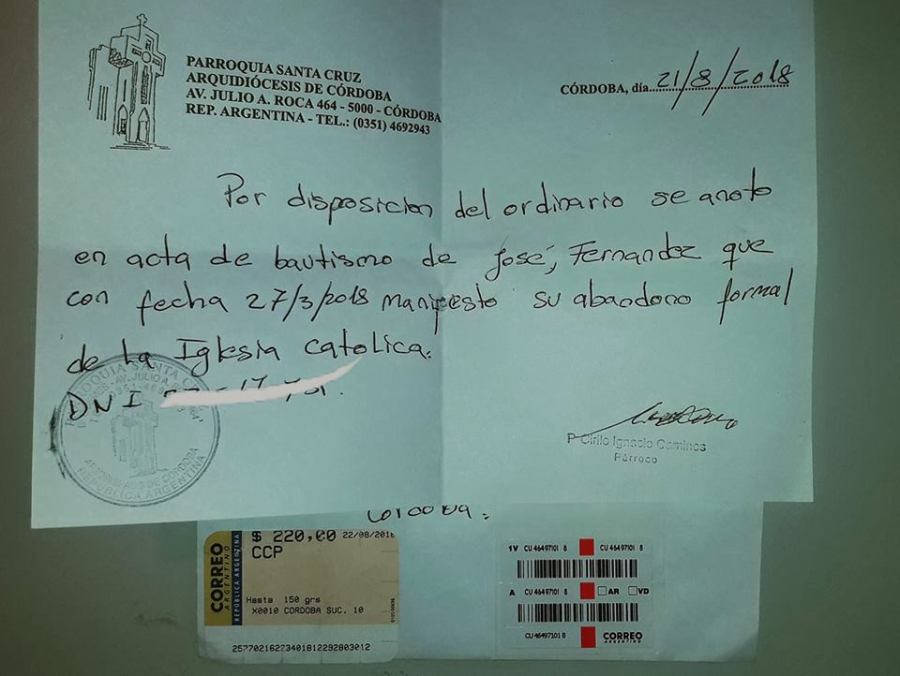 🔆 Breve historia de una demorada apostasía