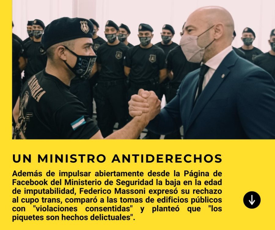 Massoni un Ministro antiderechos