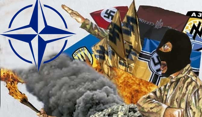 Mercenarios y un Ucro Nazi argentino, en las lineas de combate en Ucrania